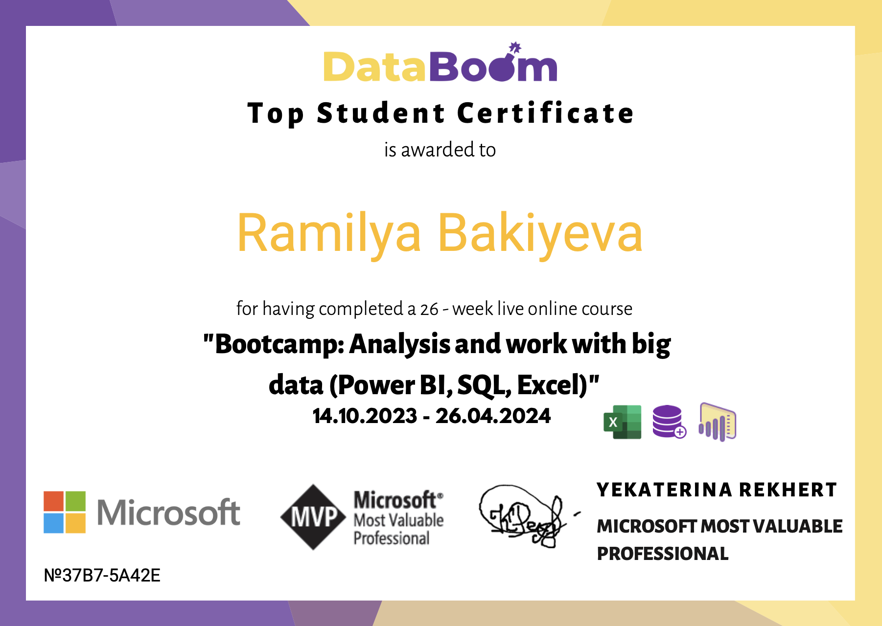 Data Analytics Certificate